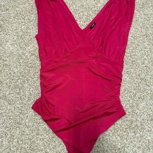 Express Vibrant Pink & black Bodysuits